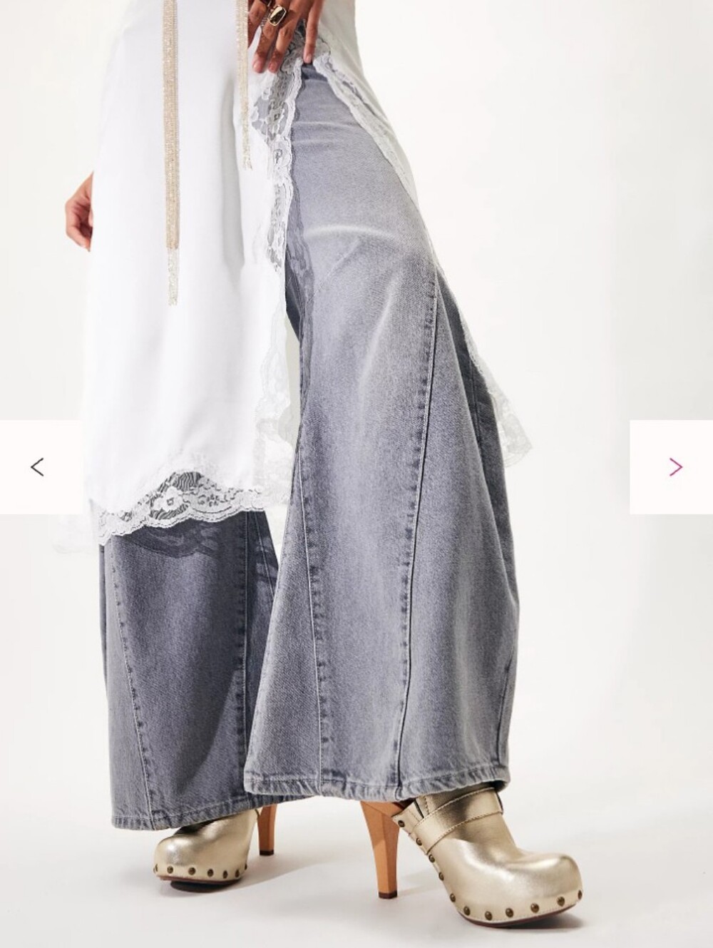 FP 26S We The Free Eden High Slouchy Jeans.